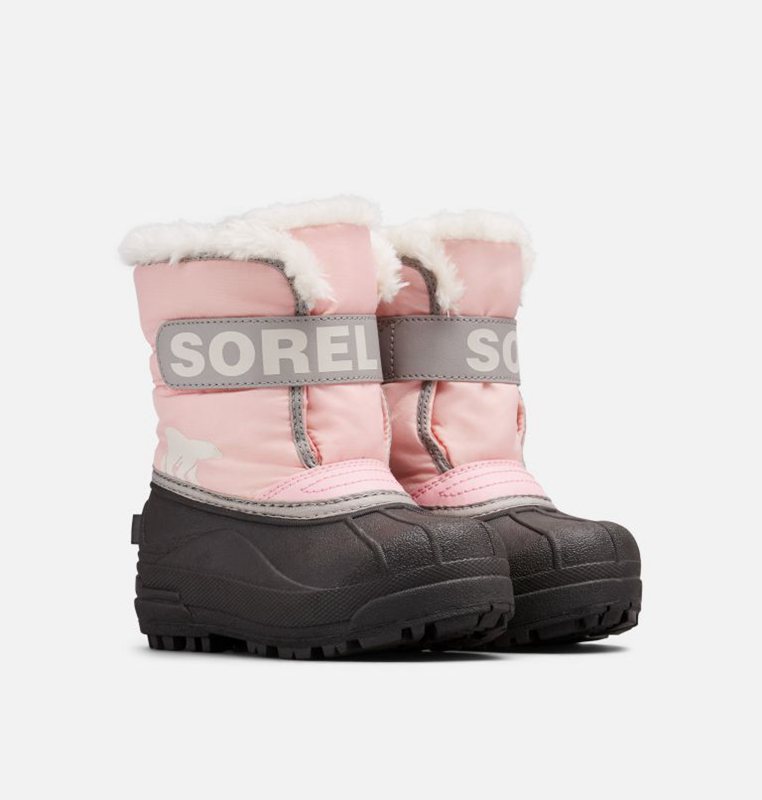 Botas Nieve Sorel Niños - Childrens Commander™ Rosas/Negras - 03479-JKTM